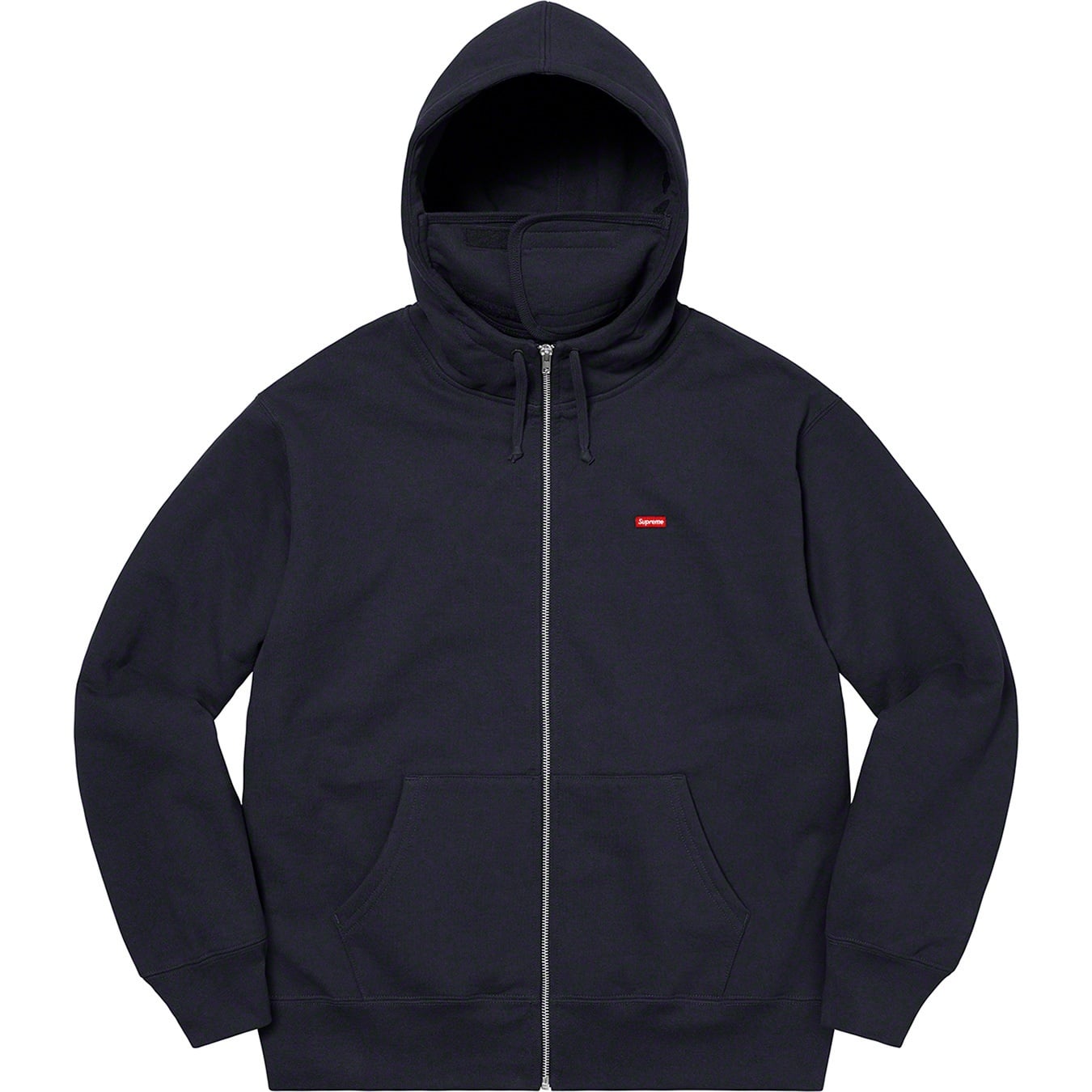 Small Box Facemask Zip Up Hooded Sweatshirt view 12